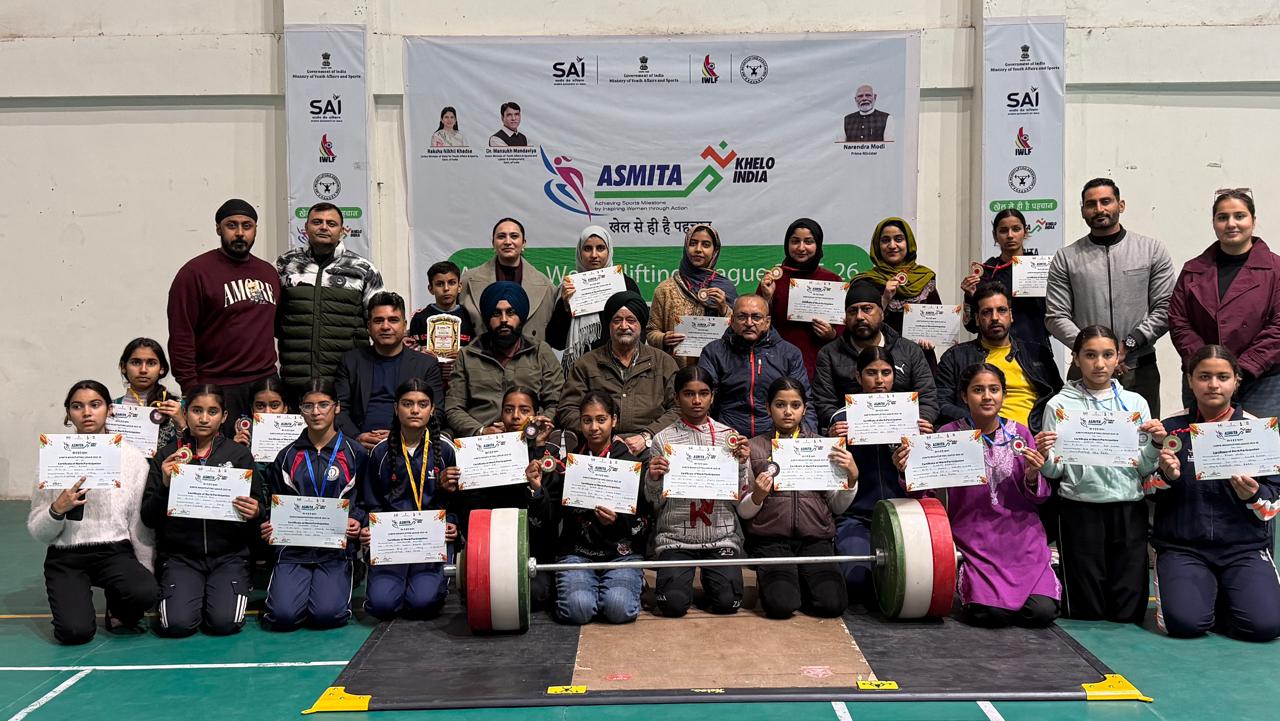 Asmita Khelo India Women League held at Reasi